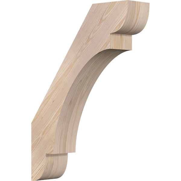 Ekena Millwork 5 1/2"W x 22"D x 30"H Olympic Smooth Knee Brace, Douglas Fir BRC06X22X30OLY00SDF - main